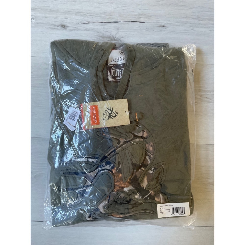 Legendary Whitetails Mens Heavyweight Outfitter Camo Hoodie Army XL NWT
